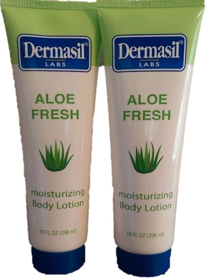 Dermasil Aloe Fresh Moisturizing Body Lotion 10 fl oz by Dermasil Labs (pack of 2) - Image 1
